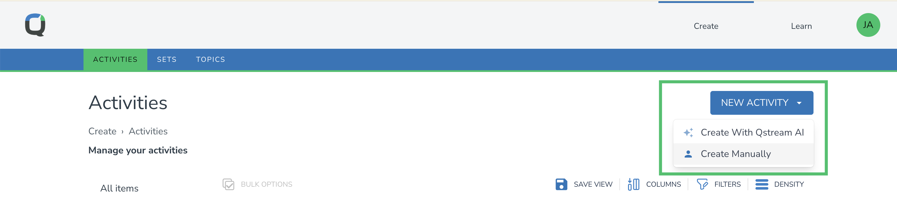 New Activity - Manual.png